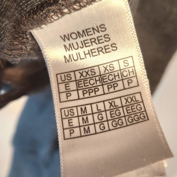 The North Face Women's Hoodie Charcoal Gray Pink Letters Size Medium - Picture 7 of 10